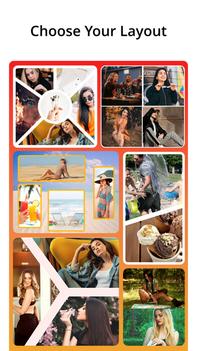 Emulate iPhone app Pic Collage Maker - Photo Edit using MyAndroid