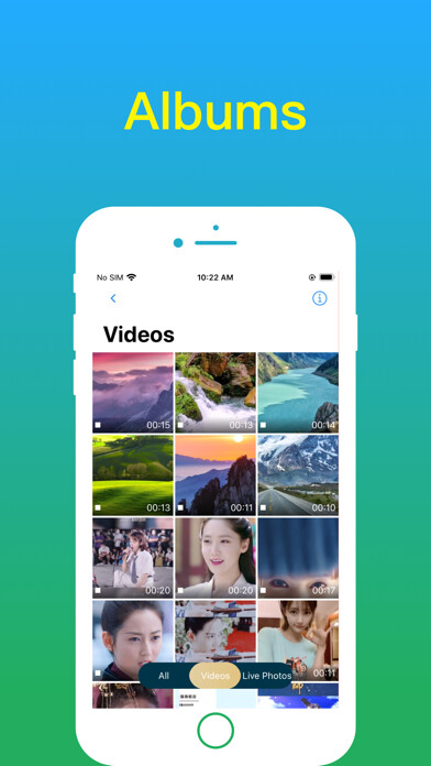Emulate iPhone app PicFlash-Key frame screenshot using MyAndroid