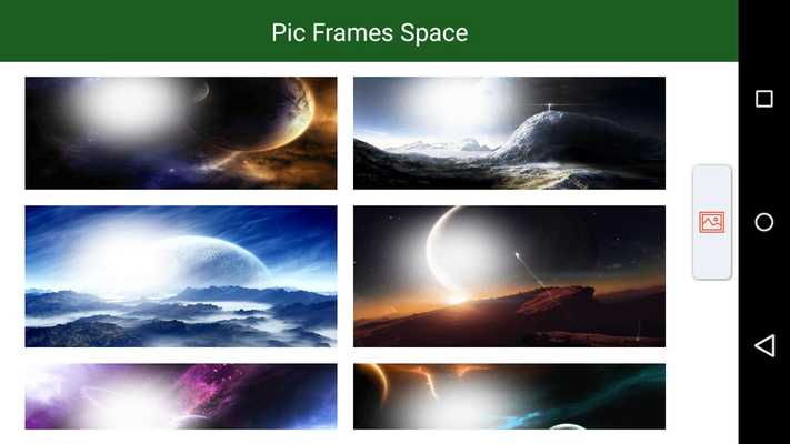 Emulate Android APK Pic Frames Space