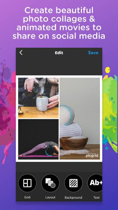 Emulate iPhone app Pic Grid - Collage Photo Maker using MyAndroid Emulate iPhone app Pic Grid - Collage Photo Maker using MyAndroid