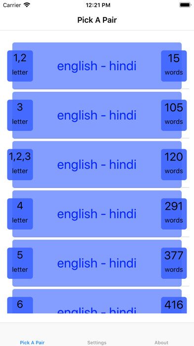 Emulate iPhone app PickAPair Hindi - English using MyAndroid Emulate iPhone app PickAPair Hindi - English using MyAndroid