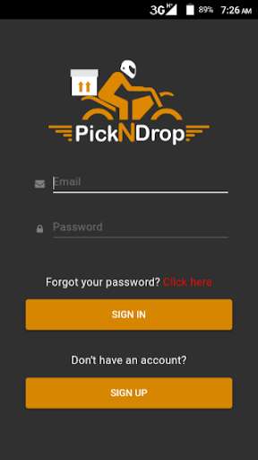 Run android online APK PickNDrop Driver from MyAndroid or emulate PickNDrop Driver using MyAndroid
