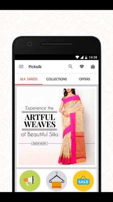 Emulate Android APK Picksilk - Silk Saree Shopping