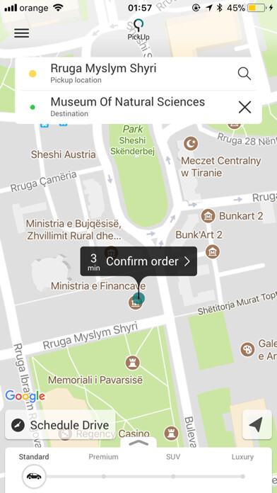 Emulate iPhone app Pickup Ride using MyAndroid Emulate iPhone app Pickup Ride using MyAndroid