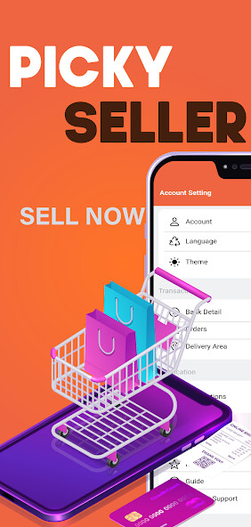 Run android online APK Picky Seller - Sell Products from MyAndroid or emulate Picky Seller - Sell Products using MyAndroid