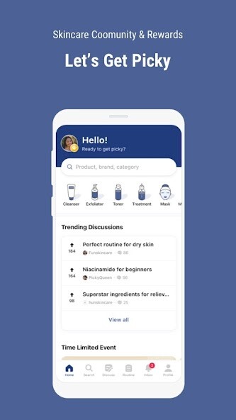 Run android online APK Picky - Skincare Community Rewards from MyAndroid or emulate Picky - Skincare Community Rewards using MyAndroid Run android online APK Picky - Skincare Community Rewards from MyAndroid or emulate Picky - Skincare Community Rewards using MyAndroid