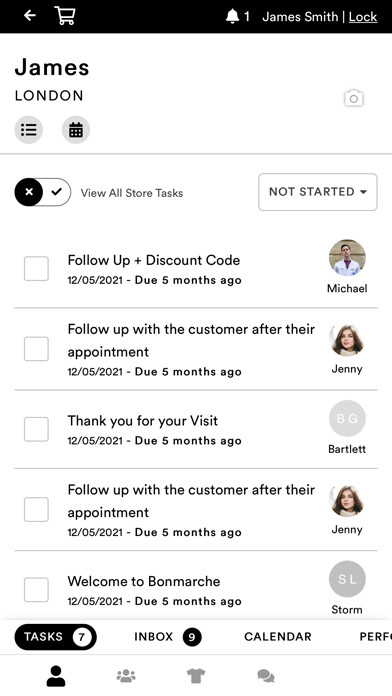 Emulate iPhone app PI Clienteling using MyAndroid