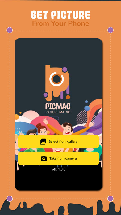 Emulate iPhone app PicMag BG Eraser & Drip Effect using MyAndroid Emulate iPhone app PicMag BG Eraser & Drip Effect using MyAndroid
