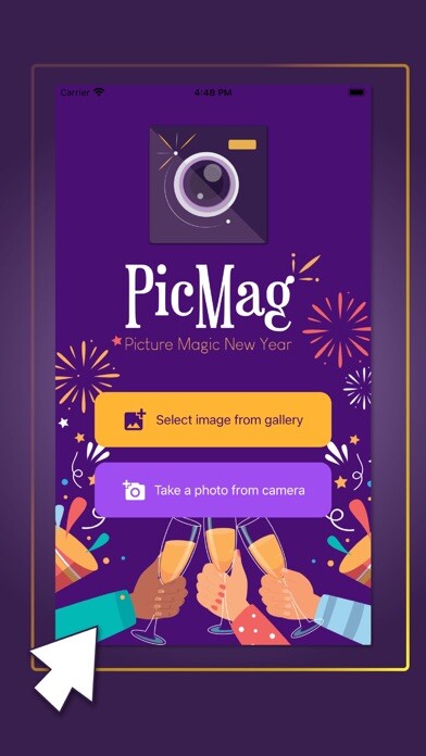 Emulate iPhone app PicMag New Year using MyAndroid Emulate iPhone app PicMag New Year using MyAndroid