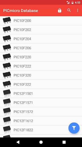 Emulate Android APK PICmicro Database