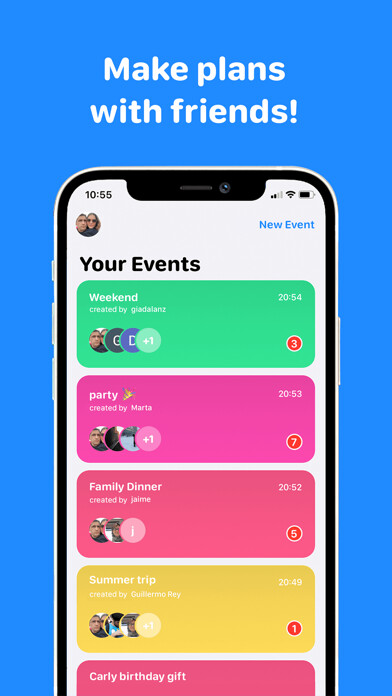 Emulate iPhone app picnic-make plans with friends using MyAndroid Emulate iPhone app picnic-make plans with friends using MyAndroid