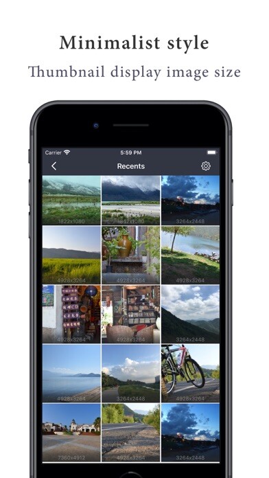 Emulate iPhone app PicsExif - The secret of photo using MyAndroid
