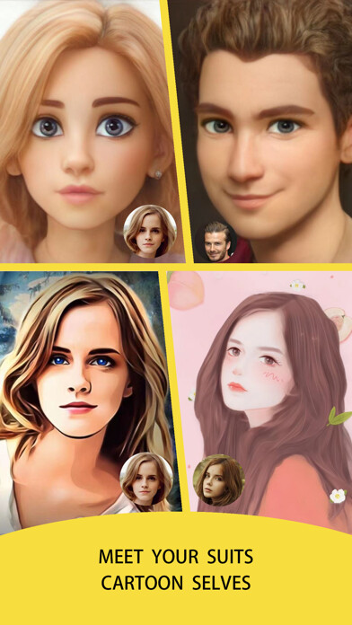 Emulate iPhone app PicShop - Cartoon photo editor using MyAndroid