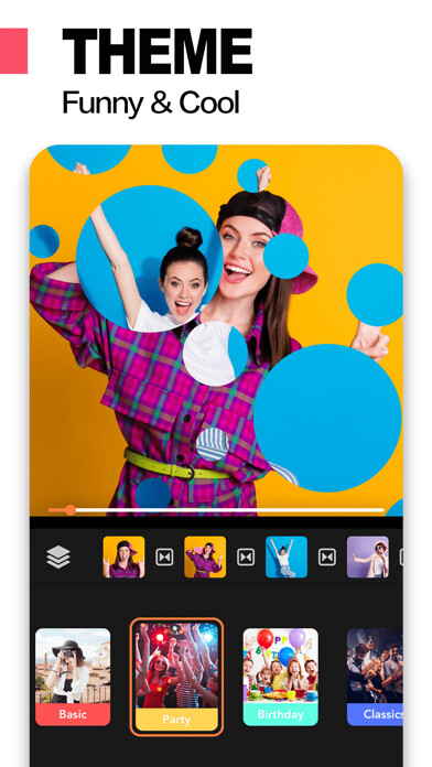 Emulate iPhone app PicShow - SlideShow Maker using MyAndroid