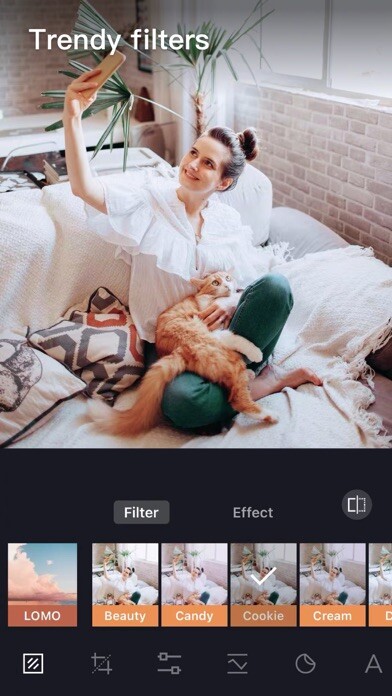 Emulate iPhone app Picso:Photo Editor, Filters using MyAndroid