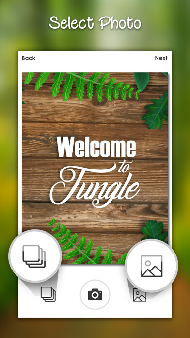 Emulate iPhone app Pics - Writing Text on Photos using MyAndroid