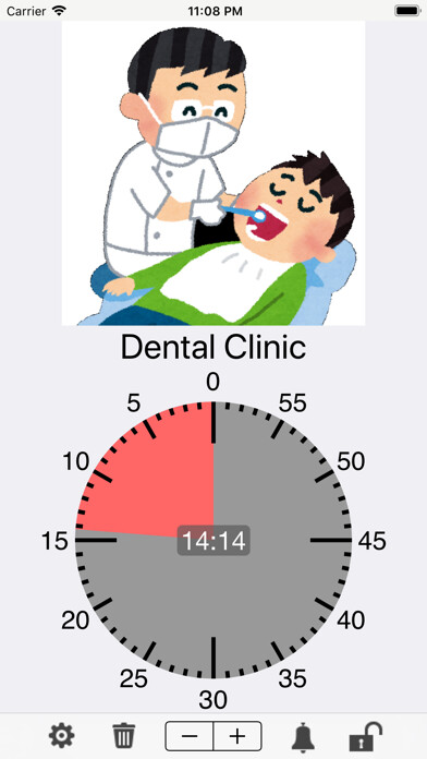 Emulate iPhone app PicTimer for Autism using MyAndroid