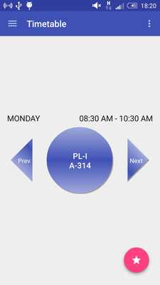 Emulate Android APK PICT TE Timetable