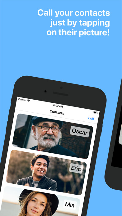 Emulate iPhone app Picture Caller using MyAndroid