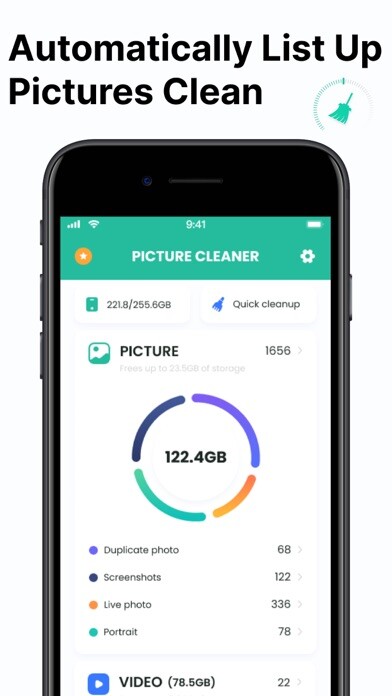 Emulate iPhone app Picture Cleaner: Photo Remover using MyAndroid