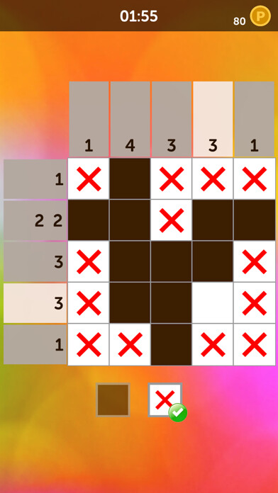 Emulate iPhone app Picture Cross - Logic Puzzles using MyAndroid