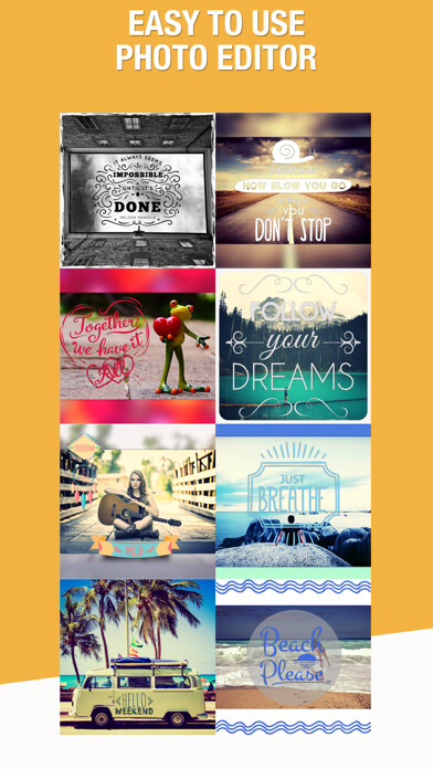Emulate iPhone app Picture Designer Make Typography Word Art Design using MyAndroid