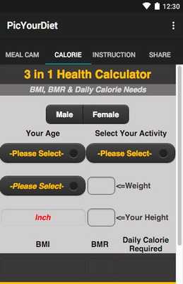 Emulate Android APK PicYourDiet