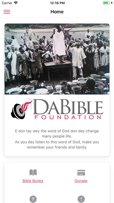 Emulate iPhone app Pidgin Audio Bible using MyAndroid Emulate iPhone app Pidgin Audio Bible using MyAndroid