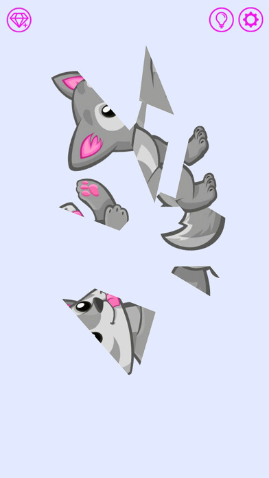 Emulate iPhone app Piece together: 3D puzzle game using MyAndroid