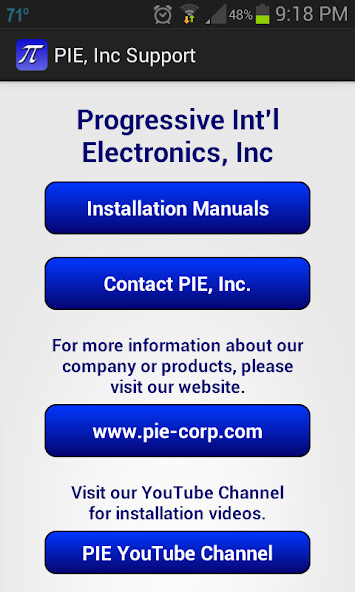 Run android online APK PIE, Inc Support from MyAndroid or emulate PIE, Inc Support using MyAndroid