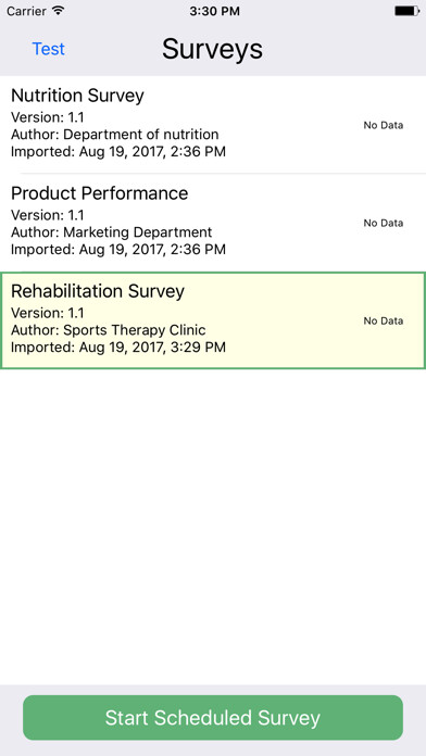 Emulate iPhone app PIEL Survey using MyAndroid Emulate iPhone app PIEL Survey using MyAndroid