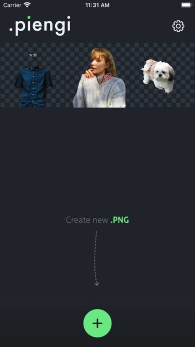 Emulate iPhone app Piengi – Background Eraser using MyAndroid