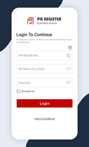 Run android online APK Pie Register - Admin Helper Application from MyAndroid or emulate Pie Register - Admin Helper Application using MyAndroid