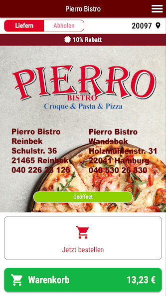 Run android online APK Pierro Bistro from MyAndroid or emulate Pierro Bistro using MyAndroid