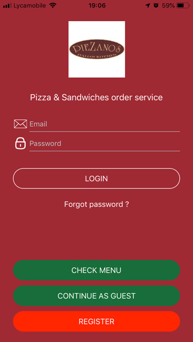 Emulate iPhone app Piezanos using MyAndroid Emulate iPhone app Piezanos using MyAndroid