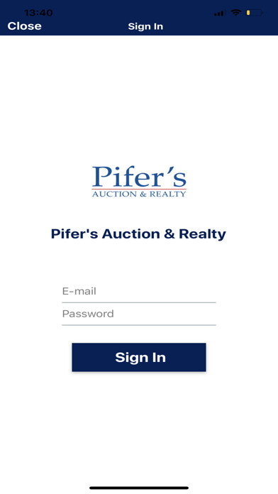 Emulate iPhone app Pifers Bidding App using MyAndroid
