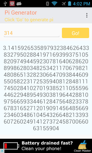 Run android online APK Pi Generator from MyAndroid or emulate Pi Generator using MyAndroid Run android online APK Pi Generator from MyAndroid or emulate Pi Generator using MyAndroid