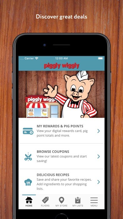 Emulate iPhone app Piggly Wiggly Midwest, LLC using MyAndroid