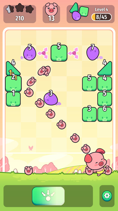 Emulate iPhone app Piggy Blast using MyAndroid