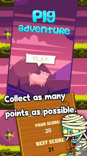 Emulate Android APK Pig Jump Adventure Zombie : Jump To The Highest