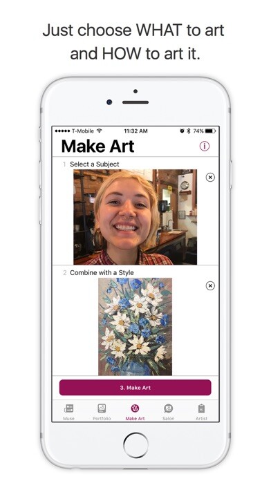 Emulate iPhone app Pikazo - Classic App using MyAndroid