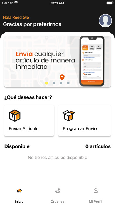 Emulate iPhone app Pik Delivery using MyAndroid