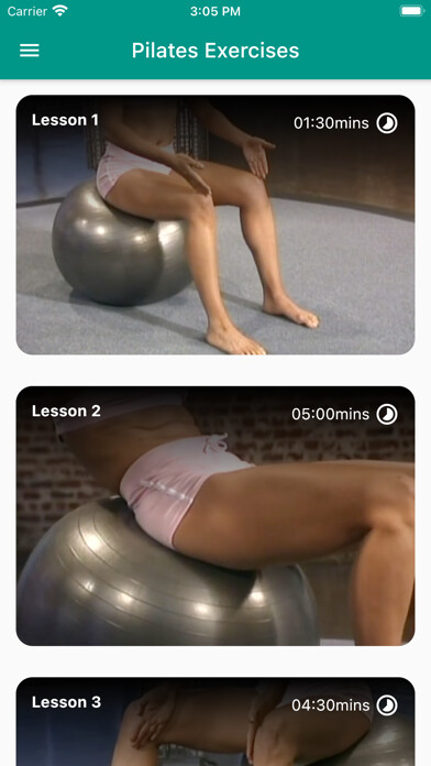 Emulate iPhone app Pilates Clips Workouts using MyAndroid Emulate iPhone app Pilates Clips Workouts using MyAndroid