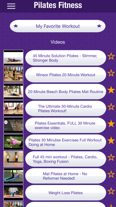 Emulate iPhone app Pilates Fitness Workout Videos using MyAndroid