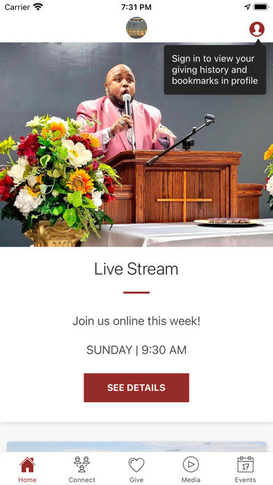 Emulate iPhone app Pillar of Grace Church Houston using MyAndroid Emulate iPhone app Pillar of Grace Church Houston using MyAndroid
