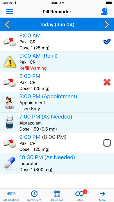 Emulate iPhone app Pill Reminder - All in One using MyAndroid Emulate iPhone app Pill Reminder - All in One using MyAndroid