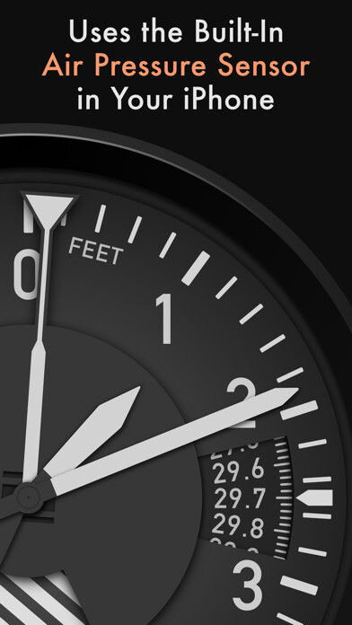 Emulate iPhone app Pilot: Aviation Altimeter using MyAndroid