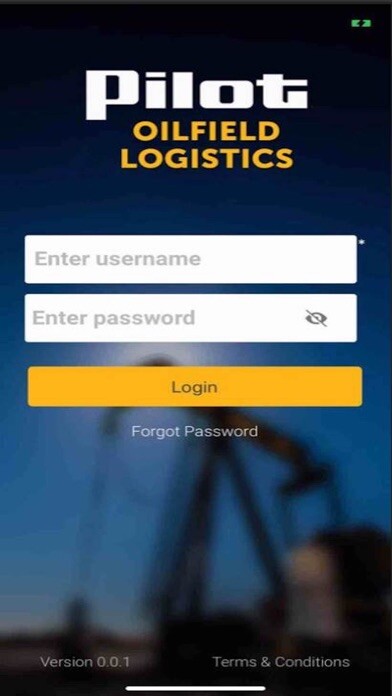 Emulate iPhone app Pilot Oilfield Logistics using MyAndroid