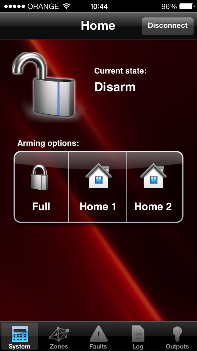 Emulate iPhone app PIMA Intruder Alarm Systems using MyAndroid Emulate iPhone app PIMA Intruder Alarm Systems using MyAndroid