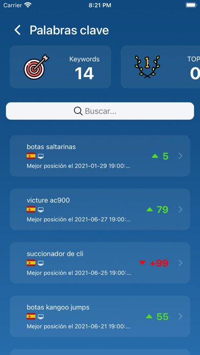 Emulate iPhone app PimPamSEO using MyAndroid